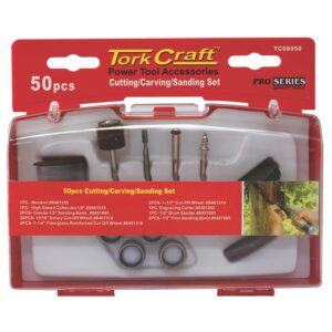 CUTTING CARVING SANDING SET 50 PCE MINI