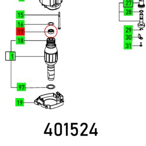 ROLLER BEARING 608 RS DIN 625