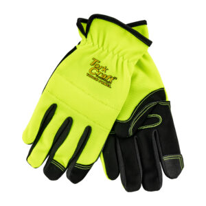 GLOVE YELLOW 2XL WITH PU PALM MULTI PURPOSE