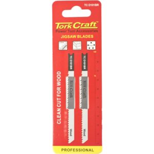 U-SHANK JIGSAW BLADE 10TPI WOOD 2.5MM REVERSE TOOTH 2PC