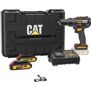 CAT Impact Drill Cordless Brushless 2 Speed Drill 18V, 65Nm, 13mm Kit