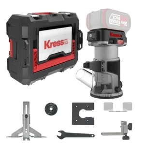 KRESS 1/4" Edge Router 20V BL Tool Only