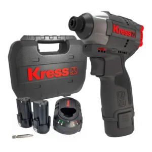 KRESS 1/4" Impact Driver 12V BL 140NM Kit
