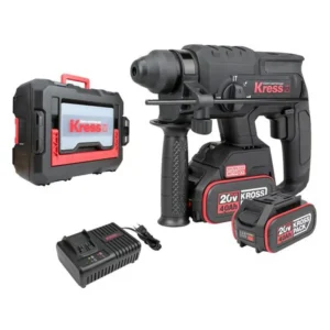 KRESS Rotary Hammer SDS+ 22mm 20V BL 2J Kit