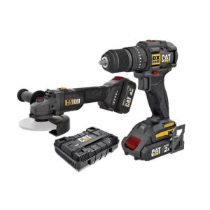 CAT Brushless 115mm Angle Grinder + BL Impact Drill (DX3133 + DX1010) Power Tool Combo