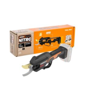 WORX NITRO Cordless Pruning Shear 25mm Brushless 20V Tool Only