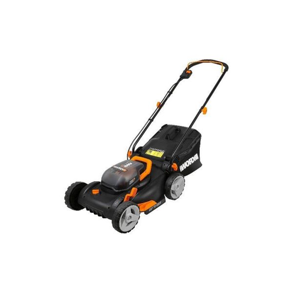 WORX 40cm Cordless Lawn Mower 40V Kit (2 x 4.0Ah Batteries and Charger)
